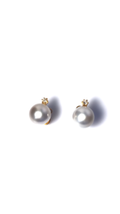 Diamond and Pearl Earrings