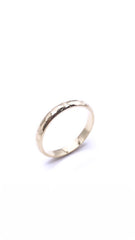 Comfort Fit Hammered Ring