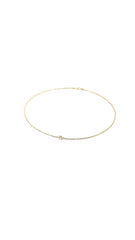 Dainty Round Diamond Necklace