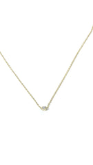 Dainty Round Diamond Necklace