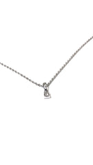 Dainty Round Diamond Necklace with Bail