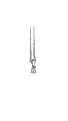 Dainty Round Diamond Necklace with Bail