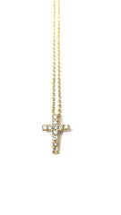 Studded Cross Necklace